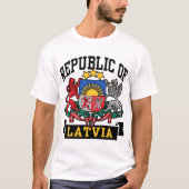 Lettland T-Shirt (Vorderseite)