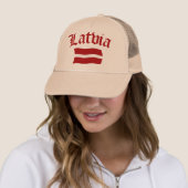 Lettland Truckerkappe (Beispiel)