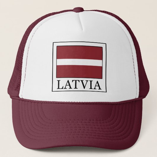 Lettland Truckerkappe (Vorderseite)