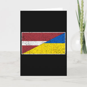Lettland Ukraine-Flagge Lettische Ukrainische Nati Karte