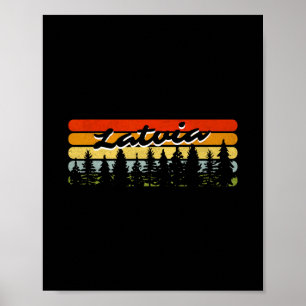 Lettland Wald Sonnenuntergang Bäume Ferienhaus Url Poster
