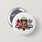 Lettland-Wappen Button (Vorne & Hinten)