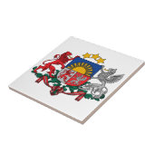 Lettland-Wappen Fliese (Seite)