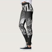 Lettland-Wappen Leggings (Links)
