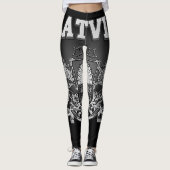Lettland-Wappen Leggings (Vorderseite)