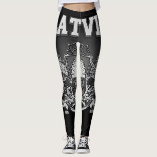 Lettland-Wappen Leggings