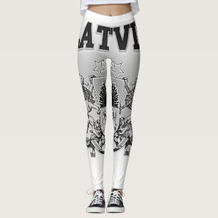 Lettland-Wappen Leggings