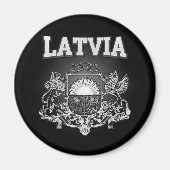 Lettland-Wappen Magnet (Vorne)