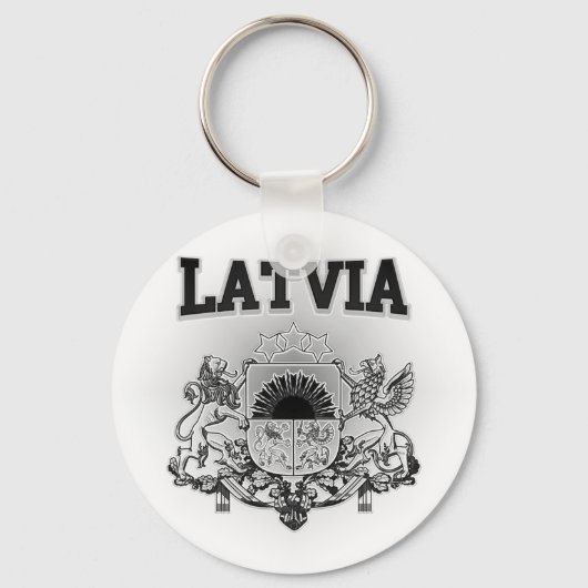 Lettland-Wappen Schlüsselanhänger (Vorderseite)