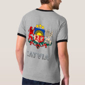 Lettland-Wappen T-Shirt (Rückseite)