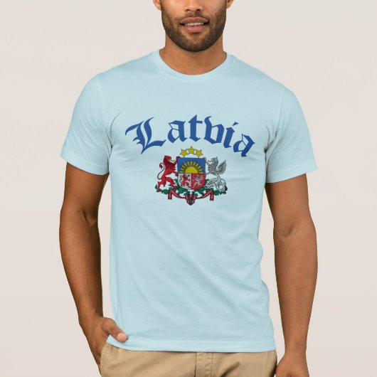 Lettland-Wappen T-Shirt (Vorderseite)