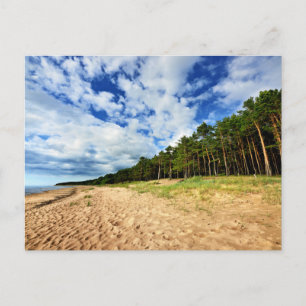 Lettlands Ostsee Postkarte