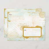 Lettres de Paris Postcard #1 Postkarte (Vorne/Hinten)