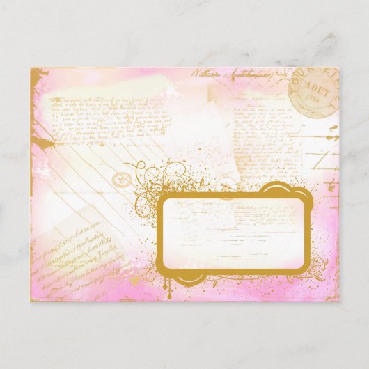 Lettres de Paris Postcard #2 Postkarte (Vorderseite)