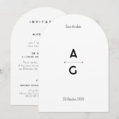 "Lettrus" Einladung (Vorne/Hinten)