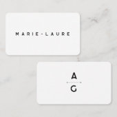 "Lettrus" Platzkarte (Vorne/Hinten)