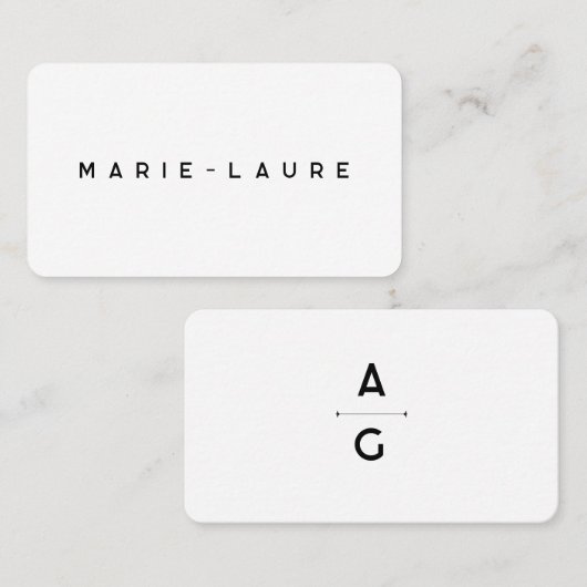 "Lettrus" Platzkarte (Vorne/Hinten)