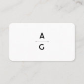 "Lettrus" Platzkarte (Rückseite)