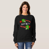 Lettuce Bacon Tomato  Leaf Vegetable Vegetarian Ve Sweatshirt (Vorne ganz)
