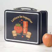 Lettuce Be Together”-Lunchbox – Süß & Eigenwillig Metall Brotdose (Beispiel)