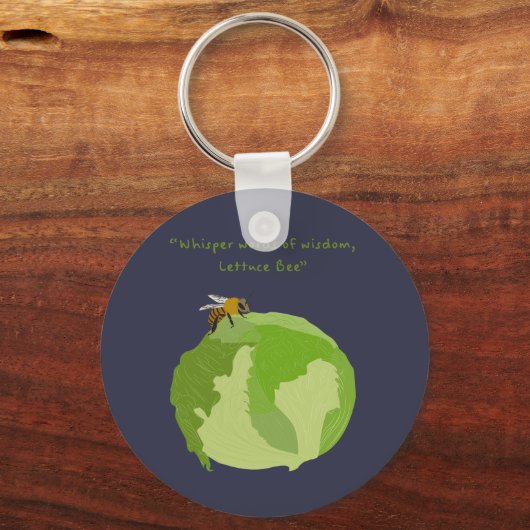 Lettuce Bee Schlüsselanhänger (Vorderseite)