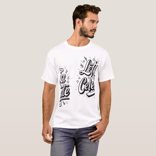 Lettuce Celebrate Men's T - Shirt Design 🥳 👕 (Vorne ganz)