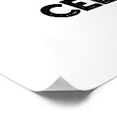 Lettuce Celerybrate Funny Veggie Pub Poster (Ecke)