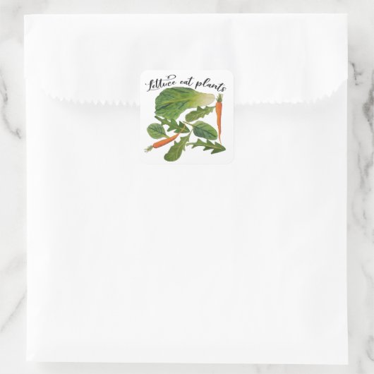 Lettuce Eat Pflanze Stickers (Tasche)