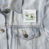 Lettuce Entertain U Cartoon Rabbits Button (Beispiel)