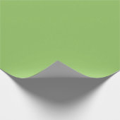 Lettuce Green Solid Color Geschenkpapier (Ecke)