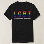 Lettuce Guacamole Bacon Tomato Funny LGBT Pride ho T-Shirt (Design vorne)