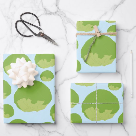 Lettuce Pattern Geschenkpapier Set (Vorderseite)