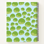 Lettuce Pattern Reecipe Leere Cookbook Notizblock (Rückseite)
