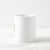 Lettuce Pray Funny Veggie Pun Kaffeetasse (Mittel)