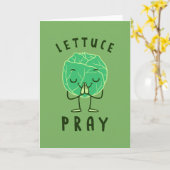Lettuce Pray Karte (Gelbe Blume)