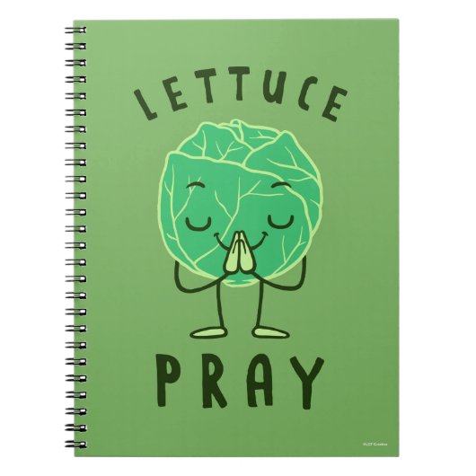 Lettuce Pray Notizblock (Vorderseite)