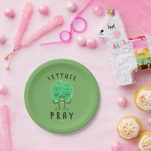 Lettuce Pray Pappteller (Party)