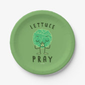 Lettuce Pray Pappteller (Vorderseite)