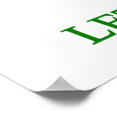 Lettuce Pray Poster (Ecke)