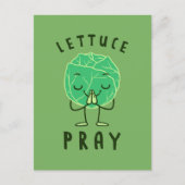 Lettuce Pray Postkarte (Vorderseite)