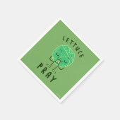 Lettuce Pray Serviette (Ecke)