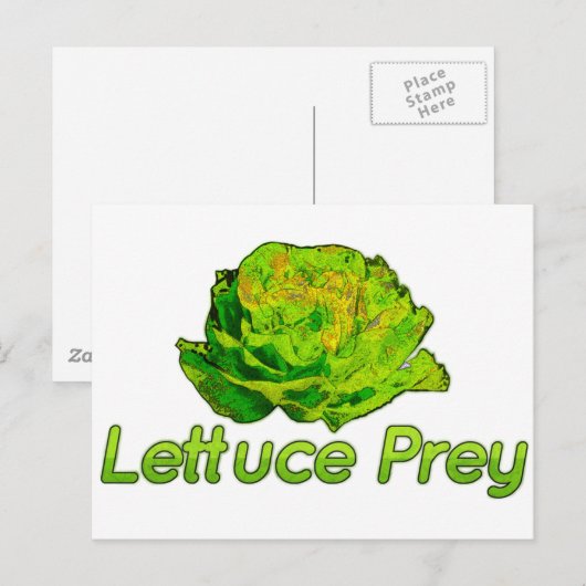 Lettuce Prey Postkarte (Vorne/Hinten)