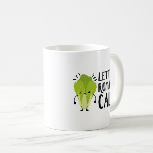 Lettuce Romaine Calm Kaffeetasse (VorderseiteRechts)