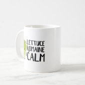 Lettuce Romaine Calm Kaffeetasse (Vorderseite Links)