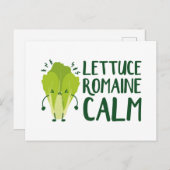 Lettuce Romaine Calm Postkarte (Vorne/Hinten)