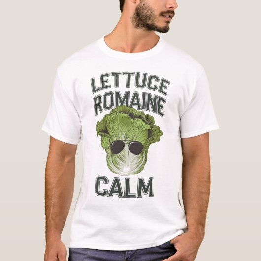 Lettuce romaine Ruhe T-Shirt (Vorderseite)
