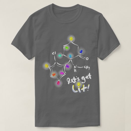 Letx27s Lit Ketamin Weihnachten T-Shirt (Design vorne)