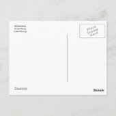 Lëtzebuerg Flag Postkarte (Rückseite)