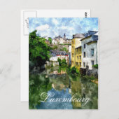 Lëtzebuerg - Luxemburg Postkarte (Vorne/Hinten)