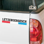 Lëtzebuergesch Autoaufkleber (Auf Lkw)